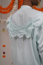 Dupatta drape shirt view 5