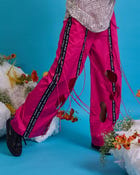 Cut-out amoeba fringed trouser view 5
