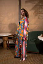 Amoeba fringed jacket set view 3
