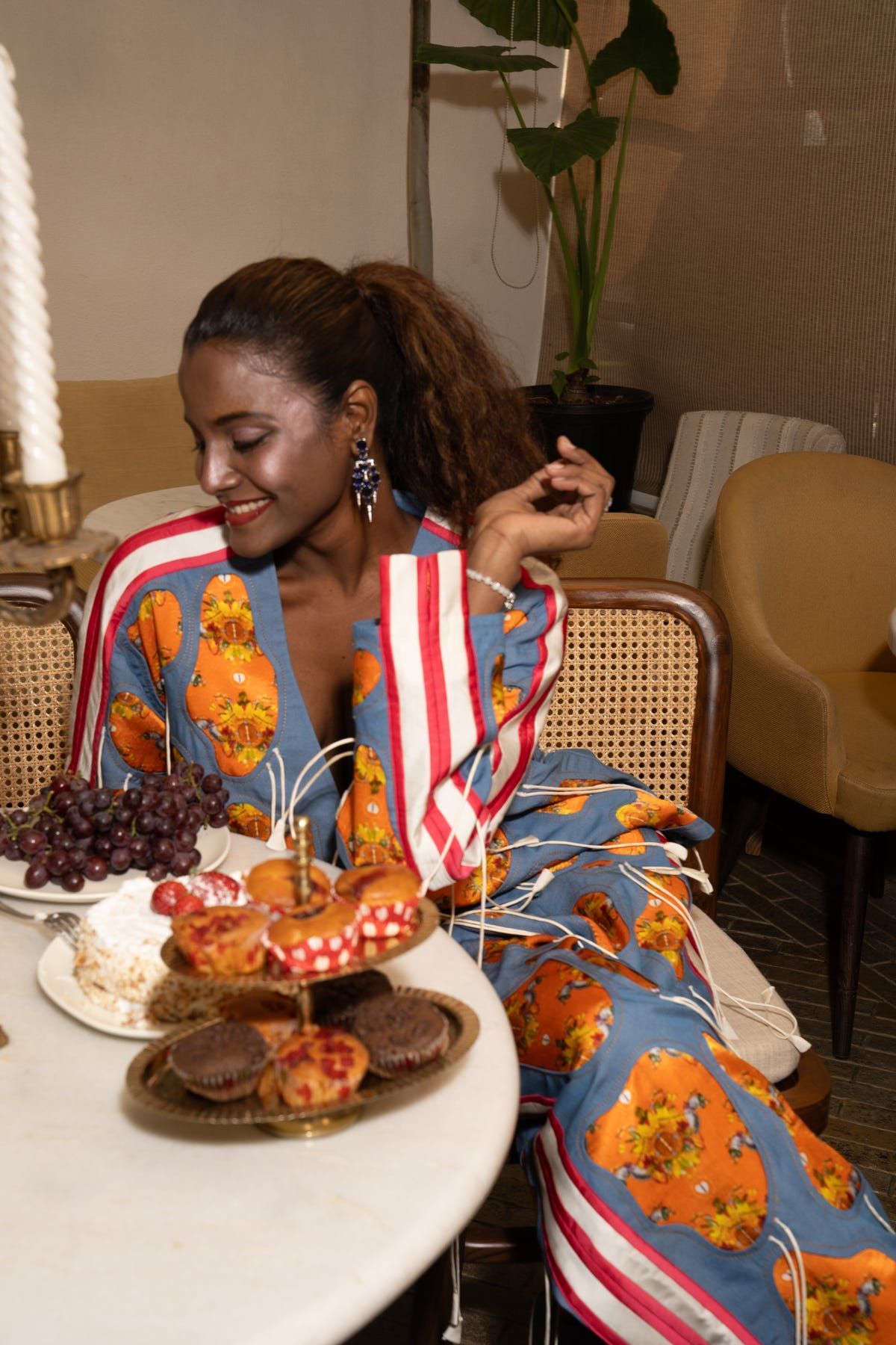 Amoeba fringed jacket set - image 4