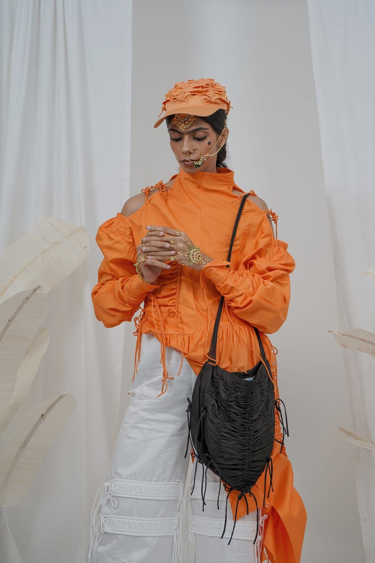 Gathered flap bag - image 4