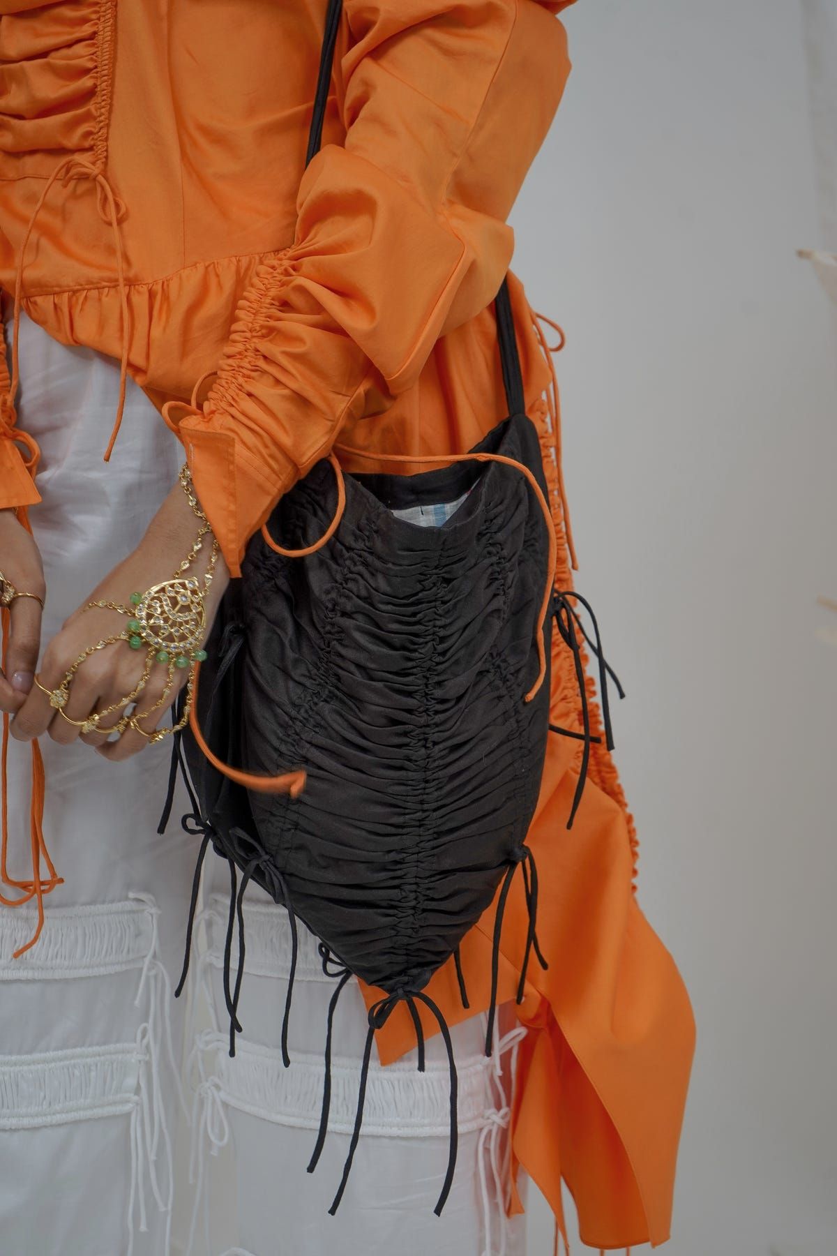 Gathered flap bag - image 5