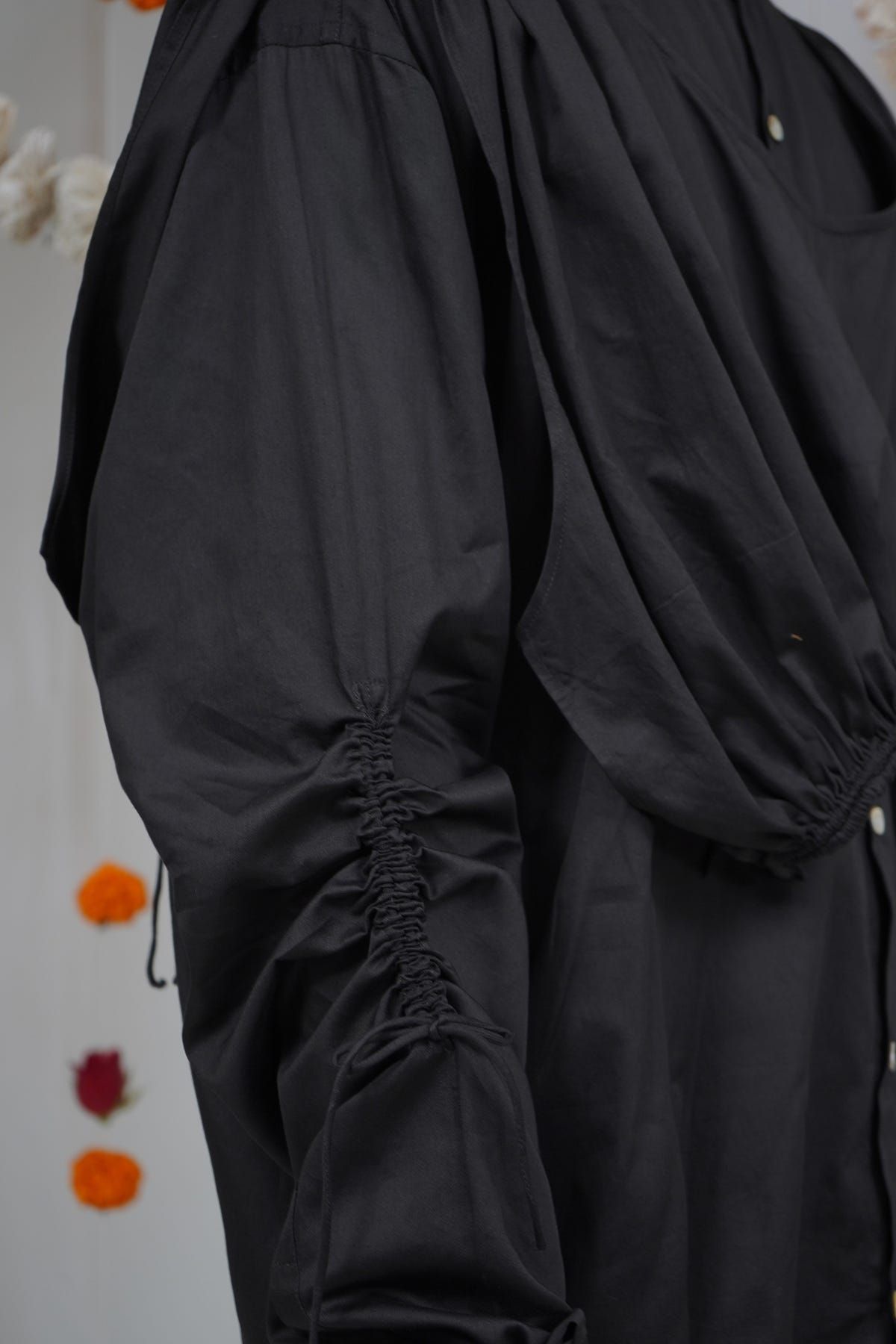 Gathered apron shirt - image 5