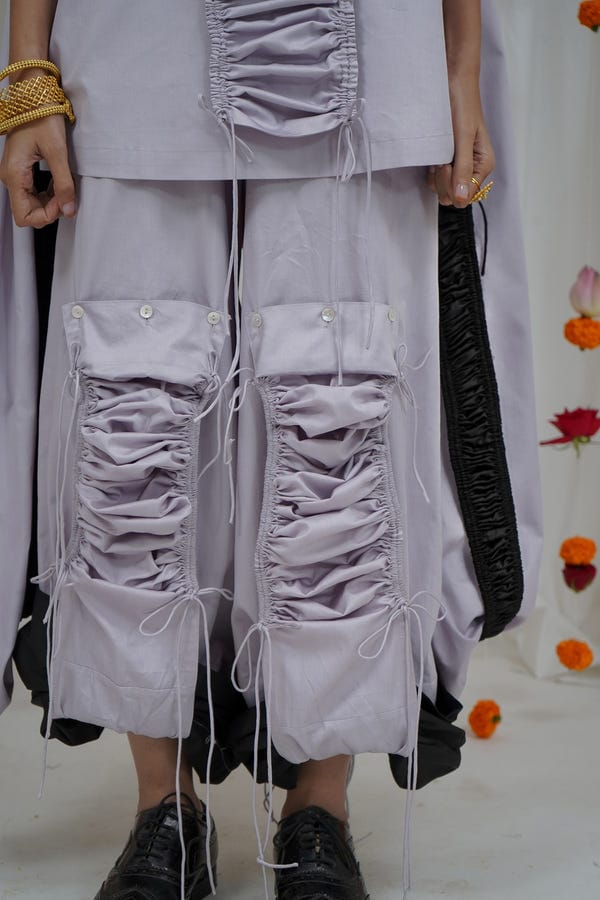 Saim — Gathered layer co-ord set