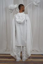 Gathered hoodie kurta set view 3