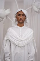 Gathered hoodie kurta set view 5
