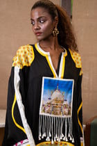 Taj Mahal kurta set view 4