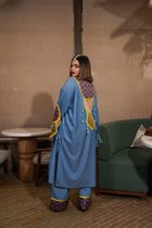 Yoke patchwork kurta set view 2
