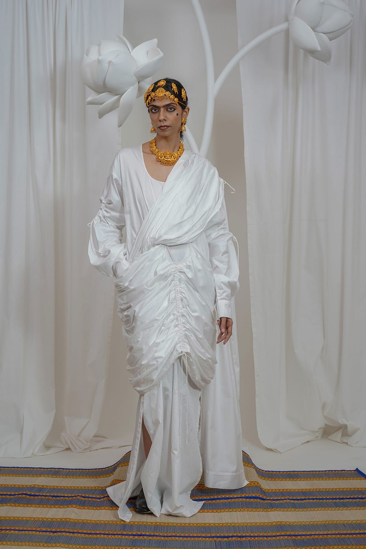 Pocket saree dress - image 2