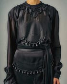 Tube patchwork top + Cut-out tassels skirt set view 2