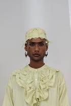 Strapped round topi view 3
