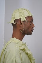 Strapped round topi view 4