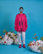Multi fringed shirt view 1
