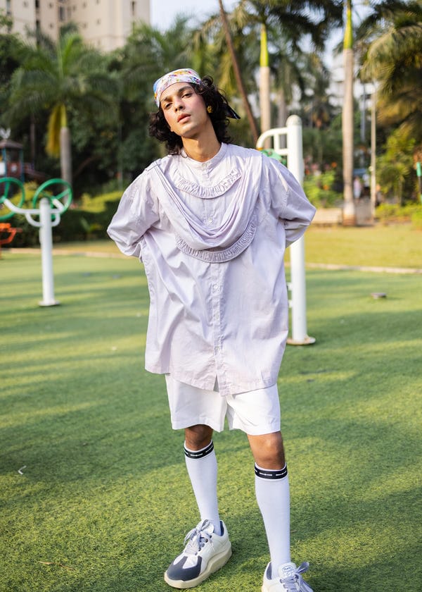 Saim — Gathered necklines shirt