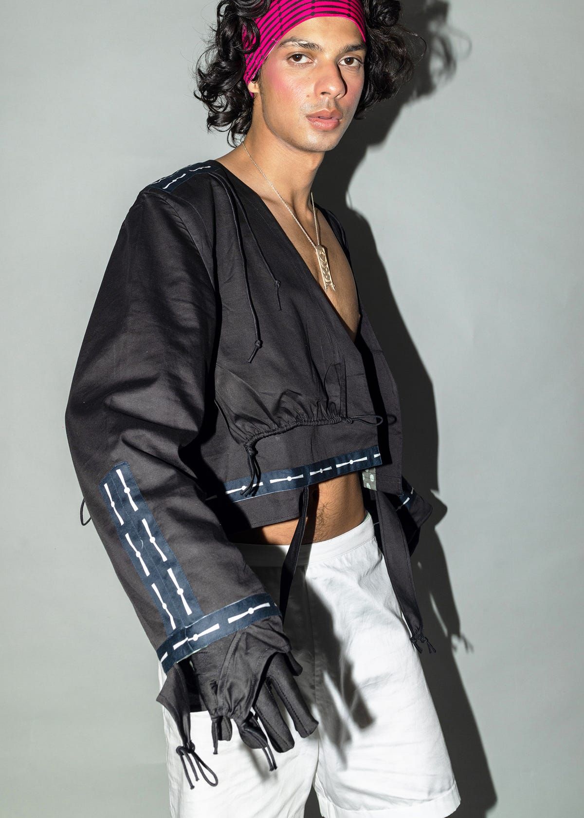 Apron crop jacket - image 4