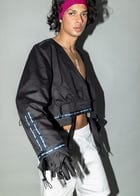Apron crop jacket view 4