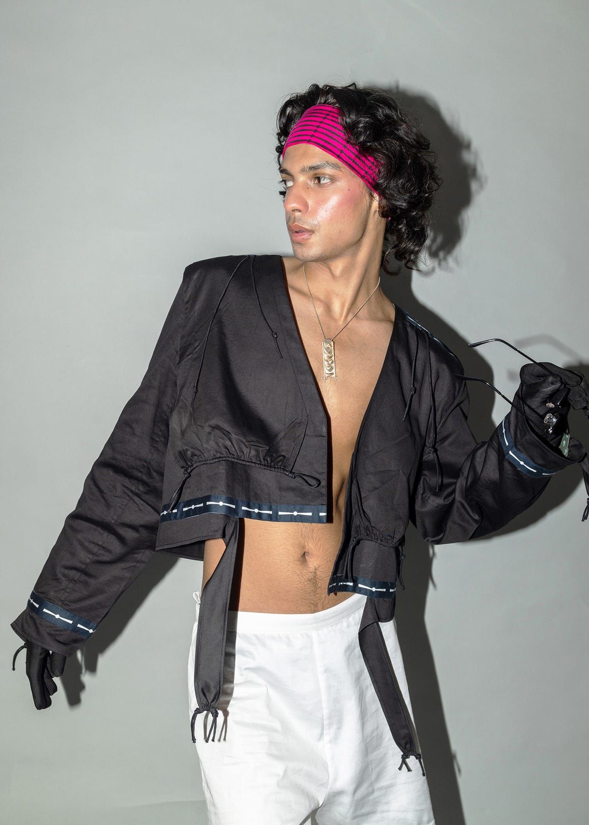 Apron crop jacket - image 6