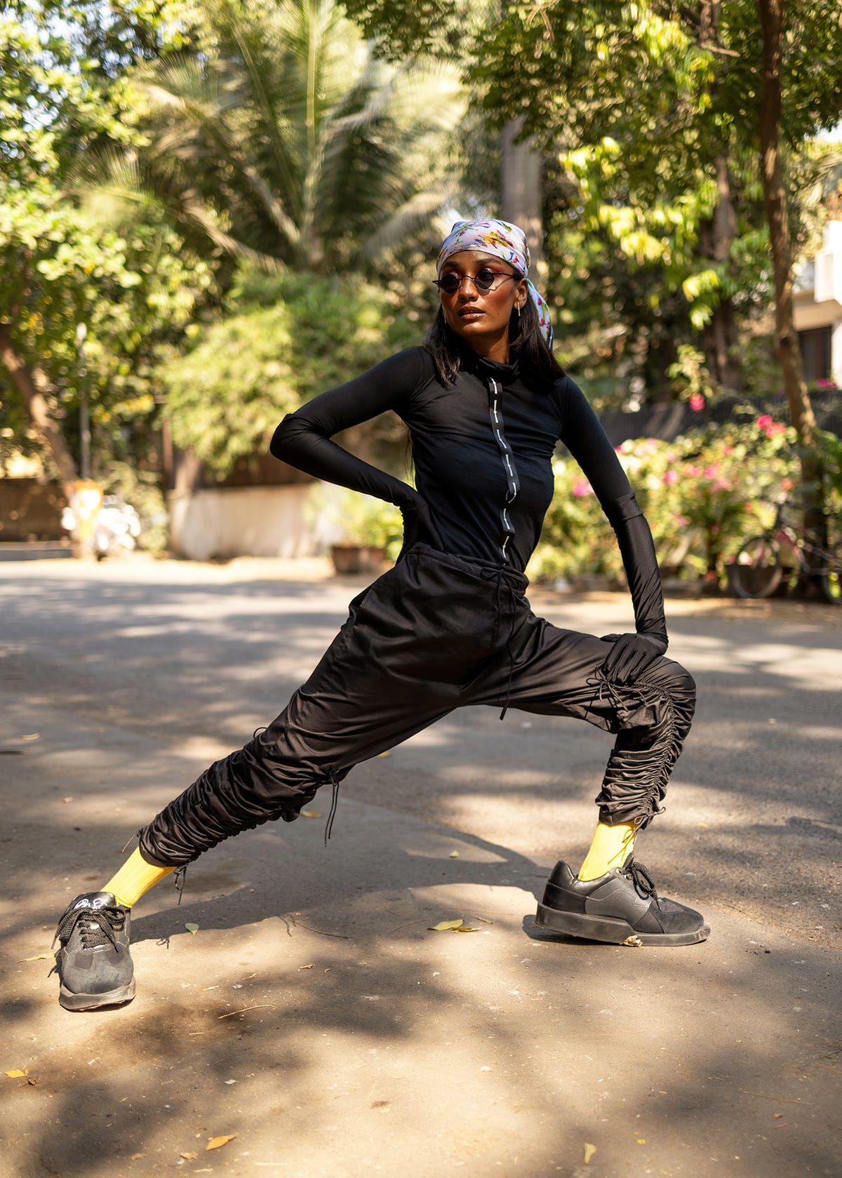 Gathered dhoti trouser - image 2