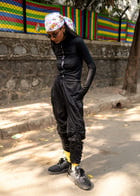 Gathered dhoti trouser view 3
