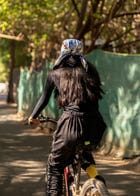 Gathered dhoti trouser view 6