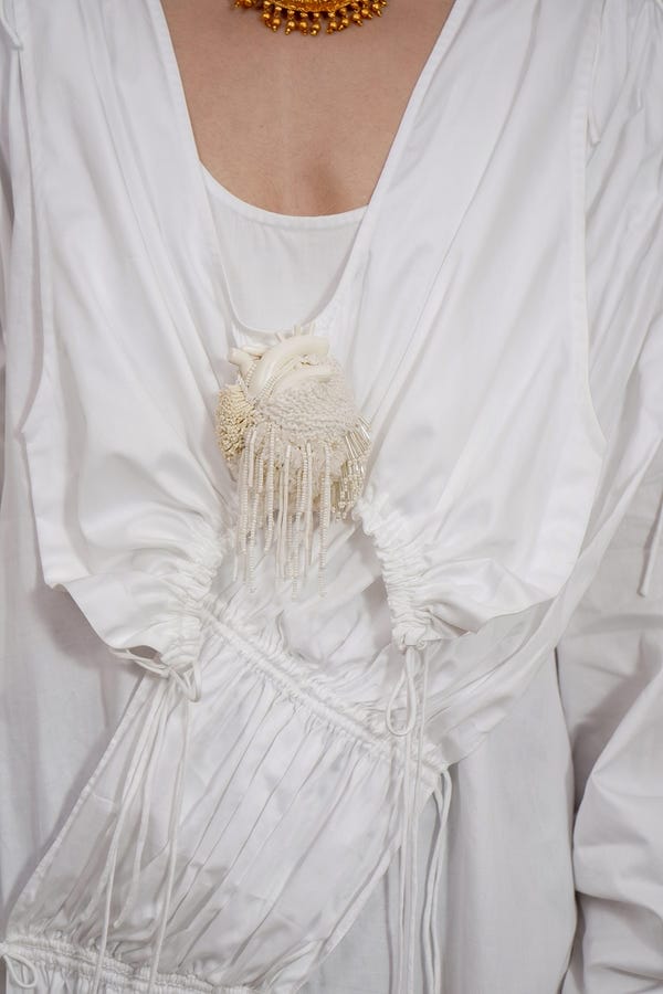 Saim — Draw string heart dress
