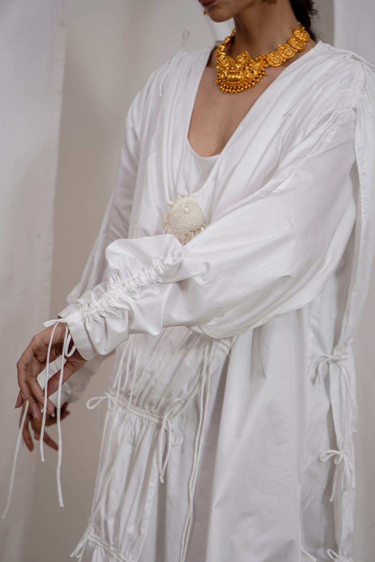 Draw string heart dress - image 5