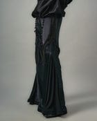 Cross gathered top + Sheer insert godet trouser set view 5