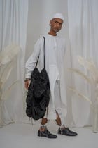 Gathered hoodie bag view 1