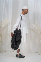 Gathered hoodie bag view 3