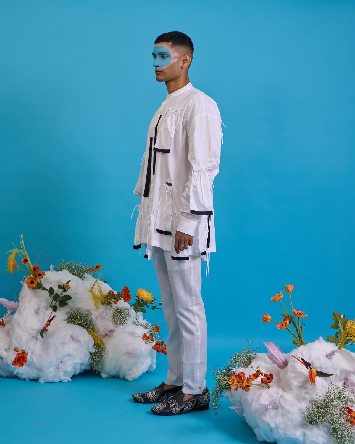 Gathered ruffle shirt - image 2