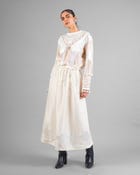 Ornament gathered top + Flared patchwork skirt view 3