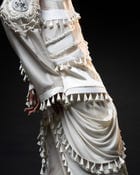 Ornament patchwork jacket + Drape tassel trouser set view 2