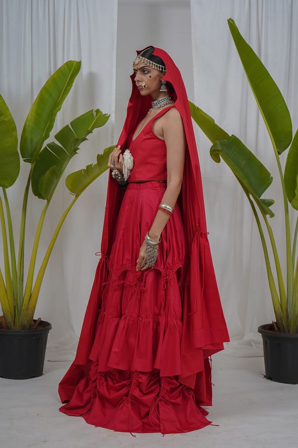 Saim — Umbrella skirt set