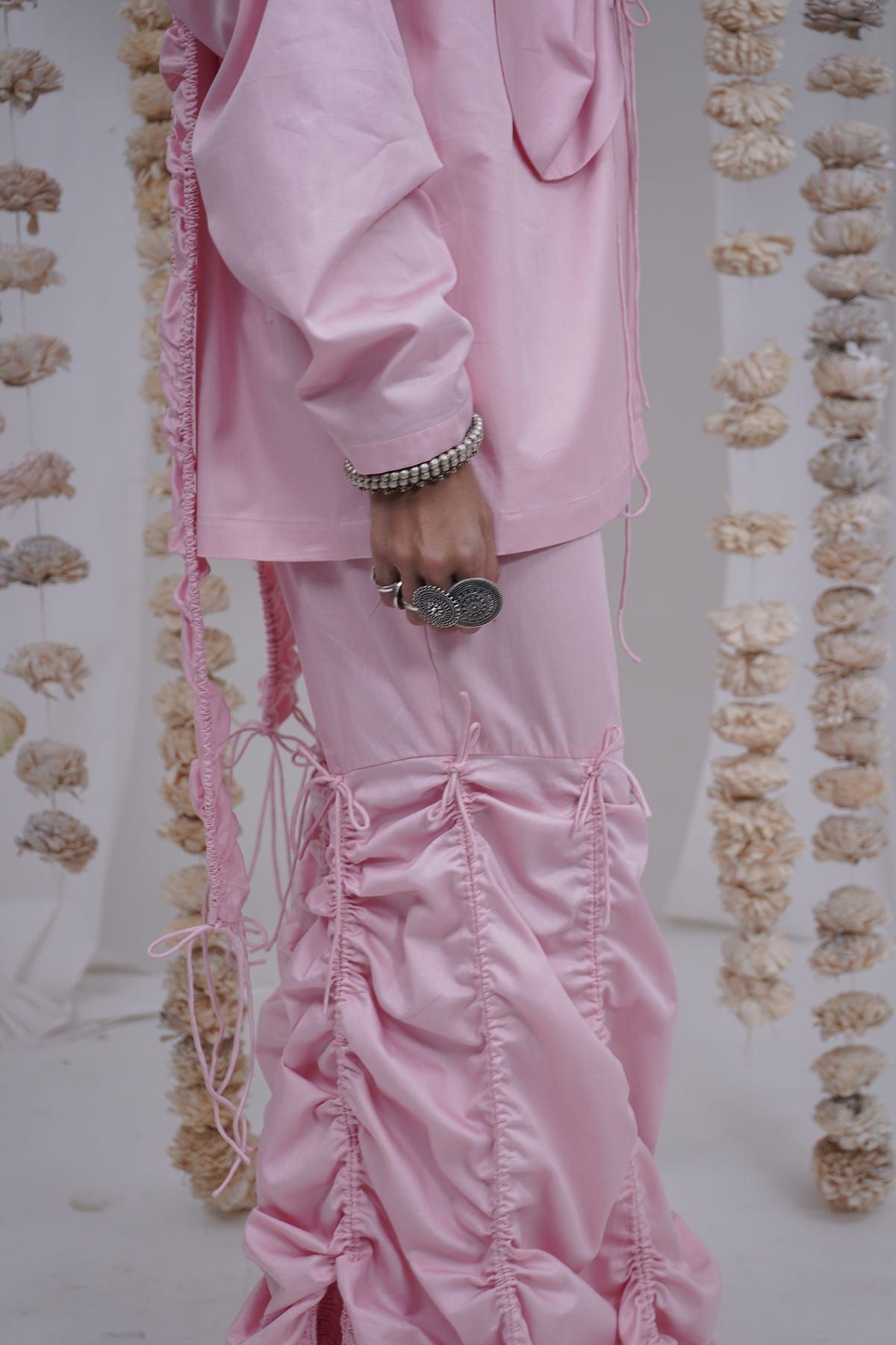 Gathered sharara set - image 5