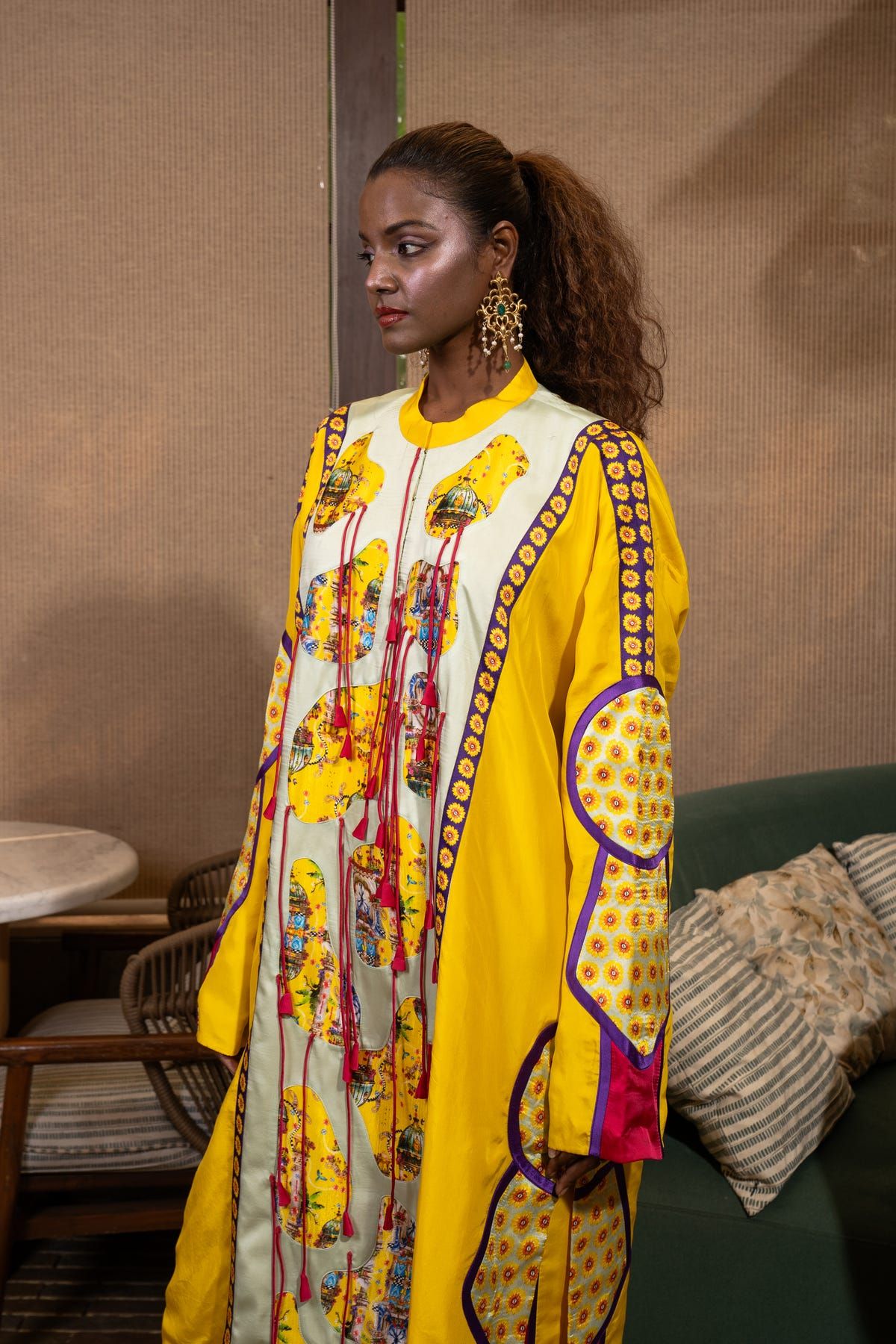 Amoeba fringed kurta set - image 4