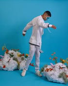 Deconstructed kurta yoke shirt view 3