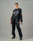 Cut-out tassels jacket + Pick-up trouser set view 1