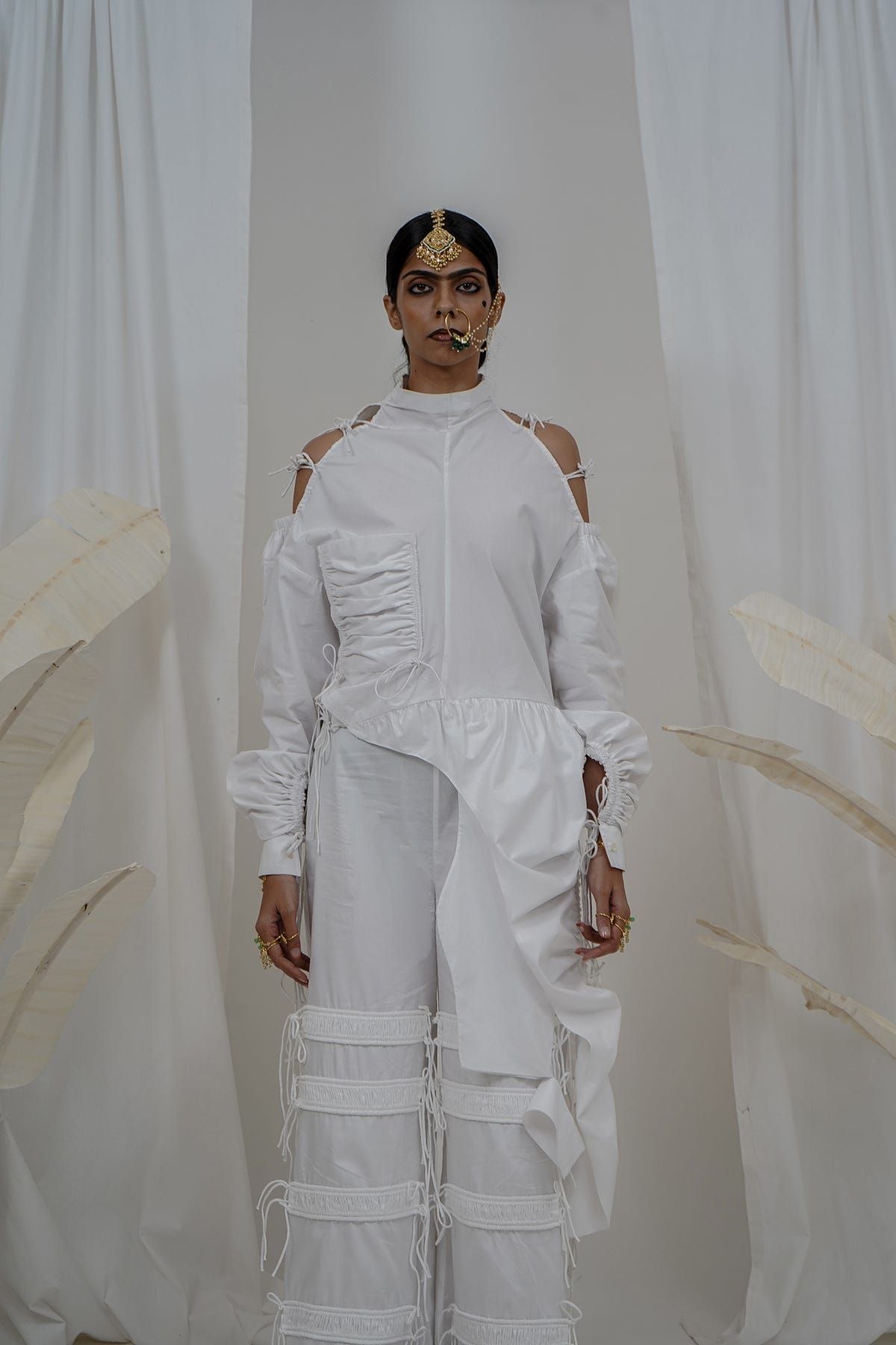 Gathered crop top - image 1