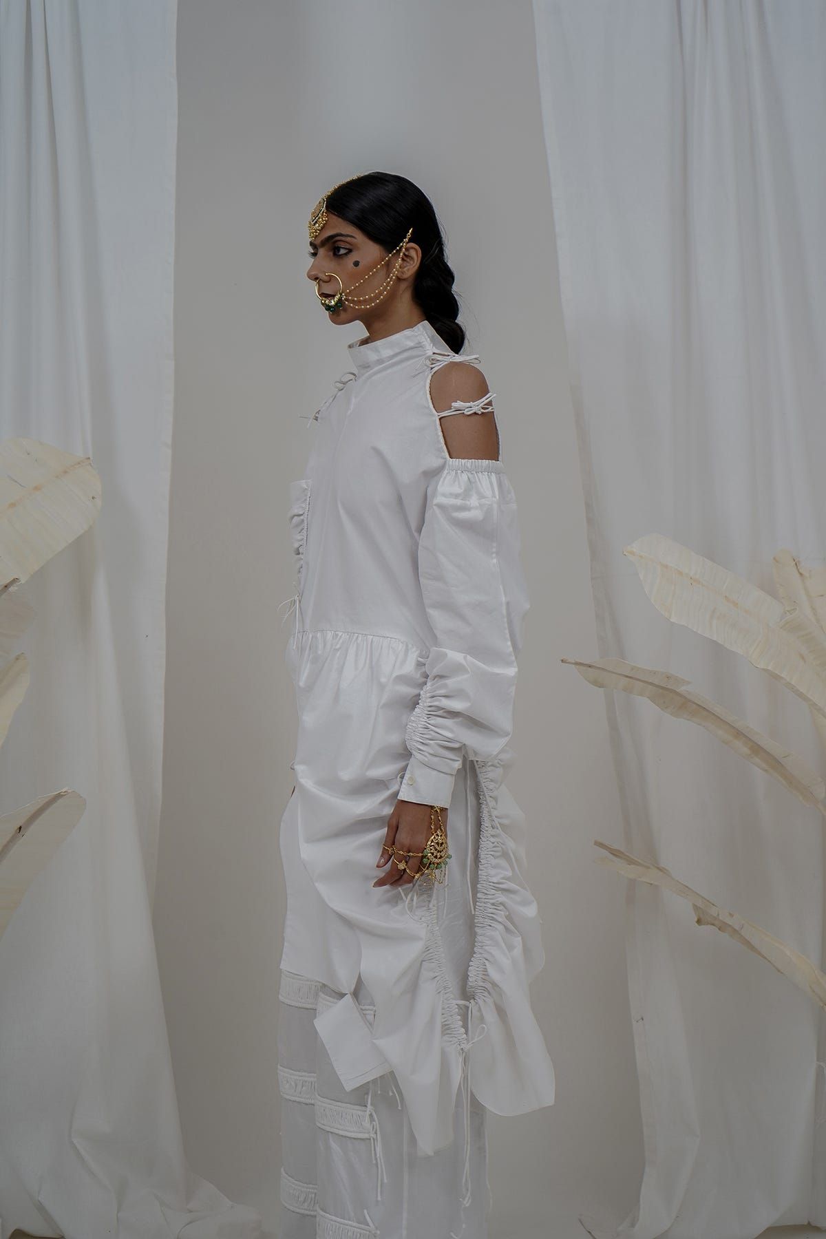 Gathered crop top - image 2