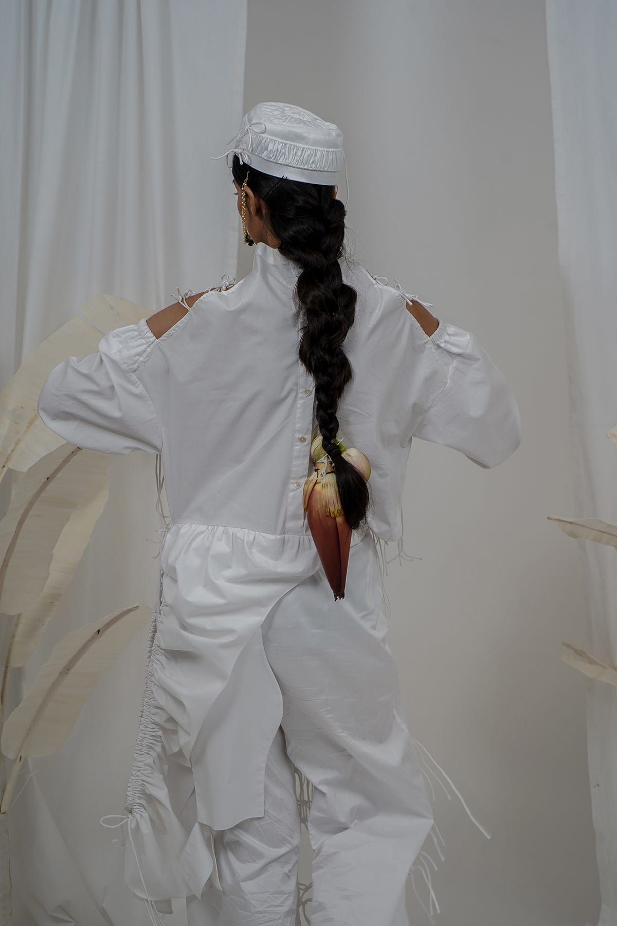 Gathered crop top - image 3