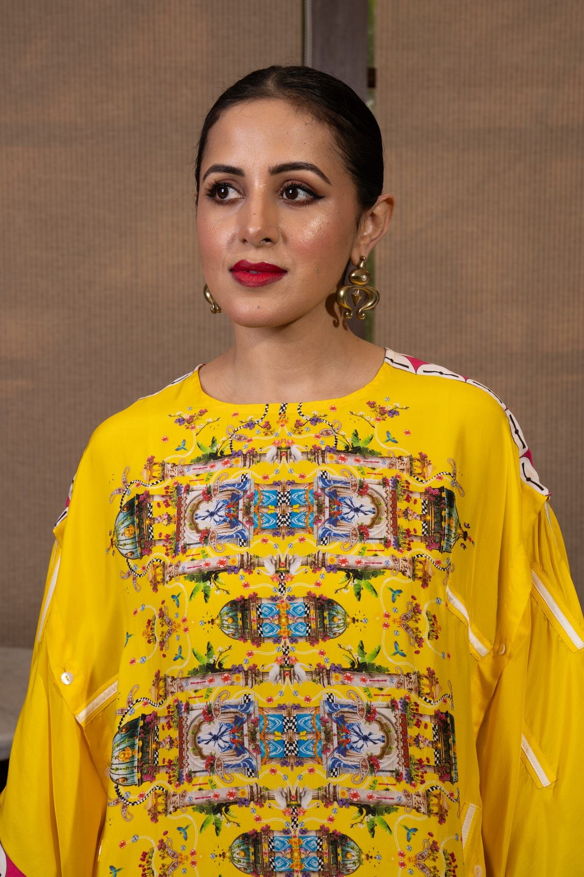 Deconstructed buttons kaftan set - image 4