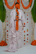 Gathered saree set view 3