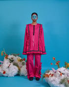 Ruffled kurta set view 1
