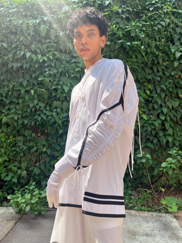 Saim — Gathered eye shirt