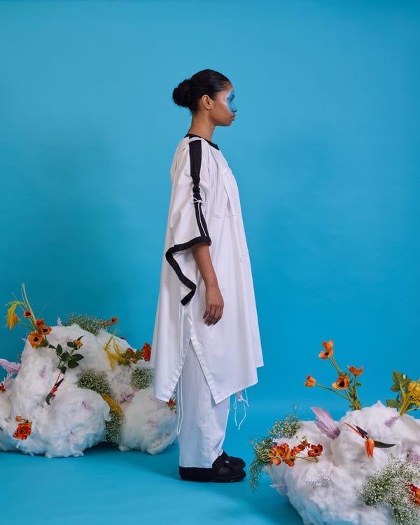 Saim — Suspender kaftan set