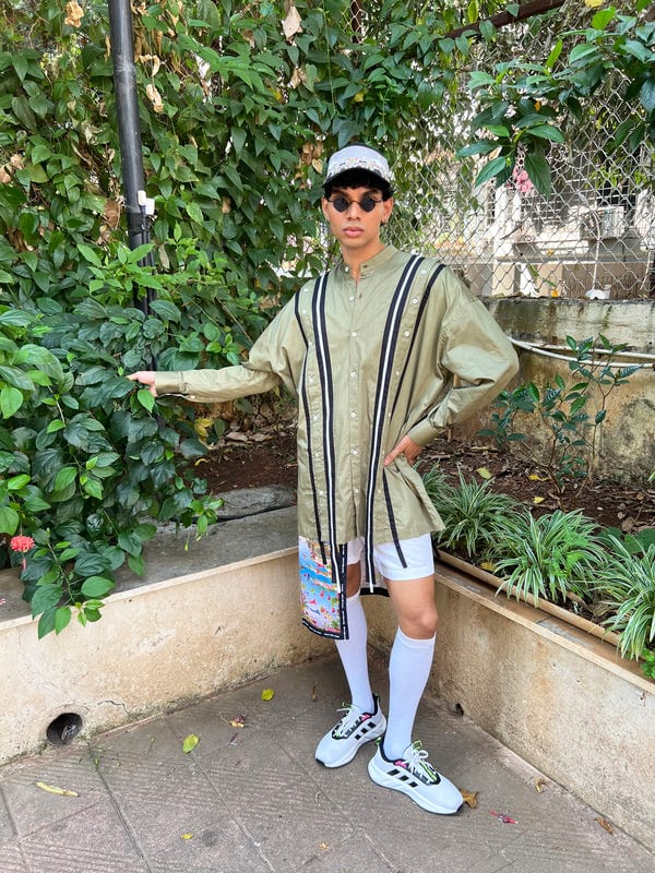 Saim — Deconstructed buttons shirt