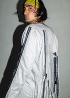 Cut-out fringed jacket view 3