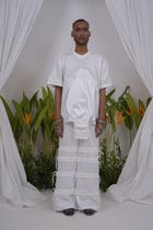 Suspended sleeve T-shirt view 3