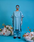 Kurta yoke kaftan set view 3