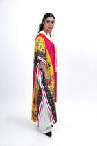 Panelled kaftan set view 1